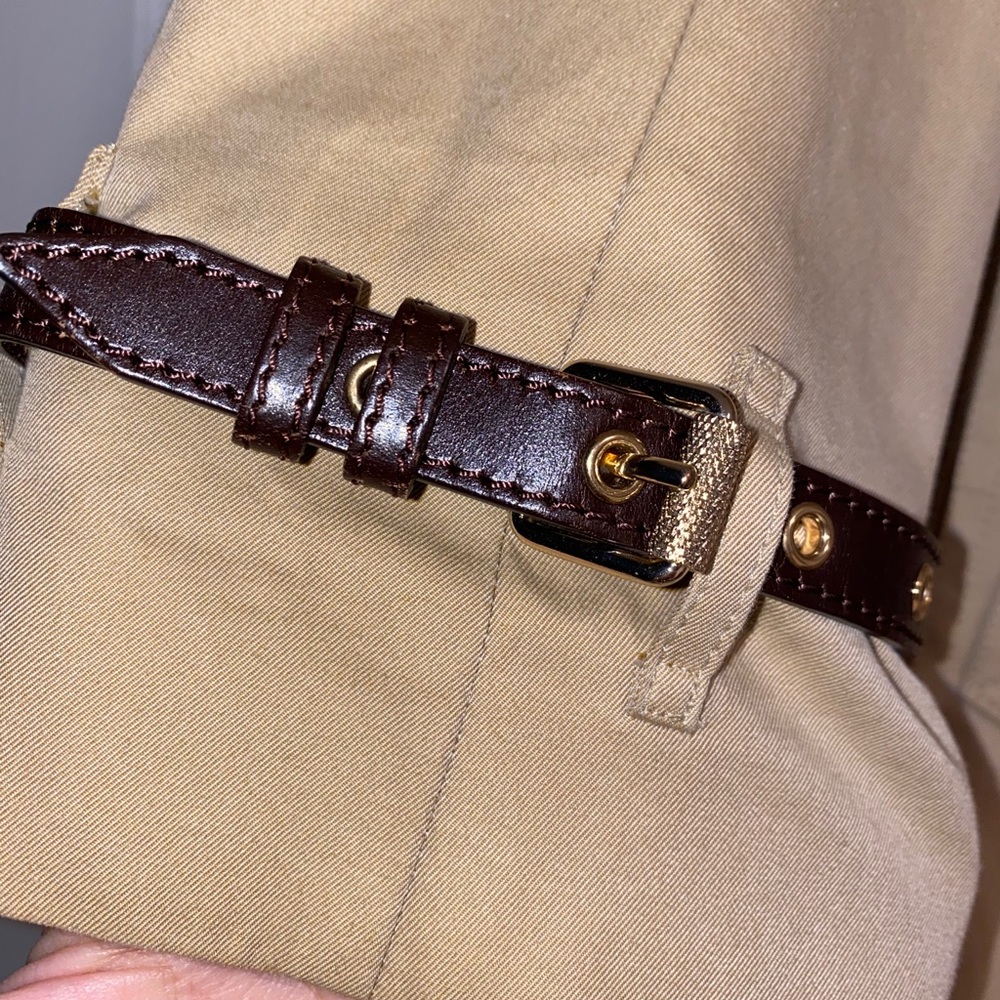 Burberry trench coach with leather details - Picture 5 of 12